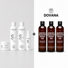 Įkelti vaizdą į galerijos rodinį, Pleiskanojančios galvos odos priežiūros rinkinys + 3 DUŠO GELIAI DOVANŲ 🎁