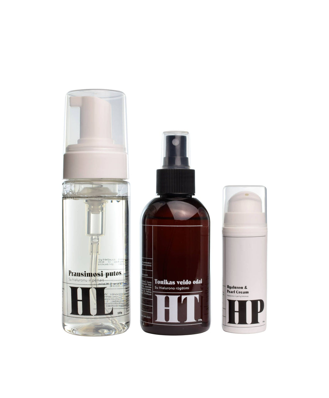 Hyaluronic acid and pearl face set 
