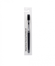 Load image into Gallery viewer, Charcoal toothbrush with wheat straw handle
